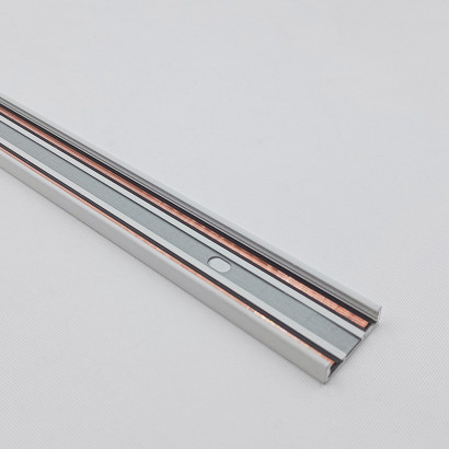 MG27 RIEL MAGNETICO SLIM BLANCO 27X7X3000 MM